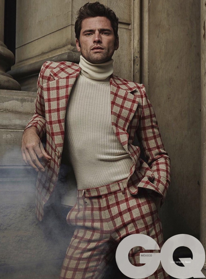 Gq Mexico - Gucci Advertorial Cover Story Sean O'Pry - FW 2016